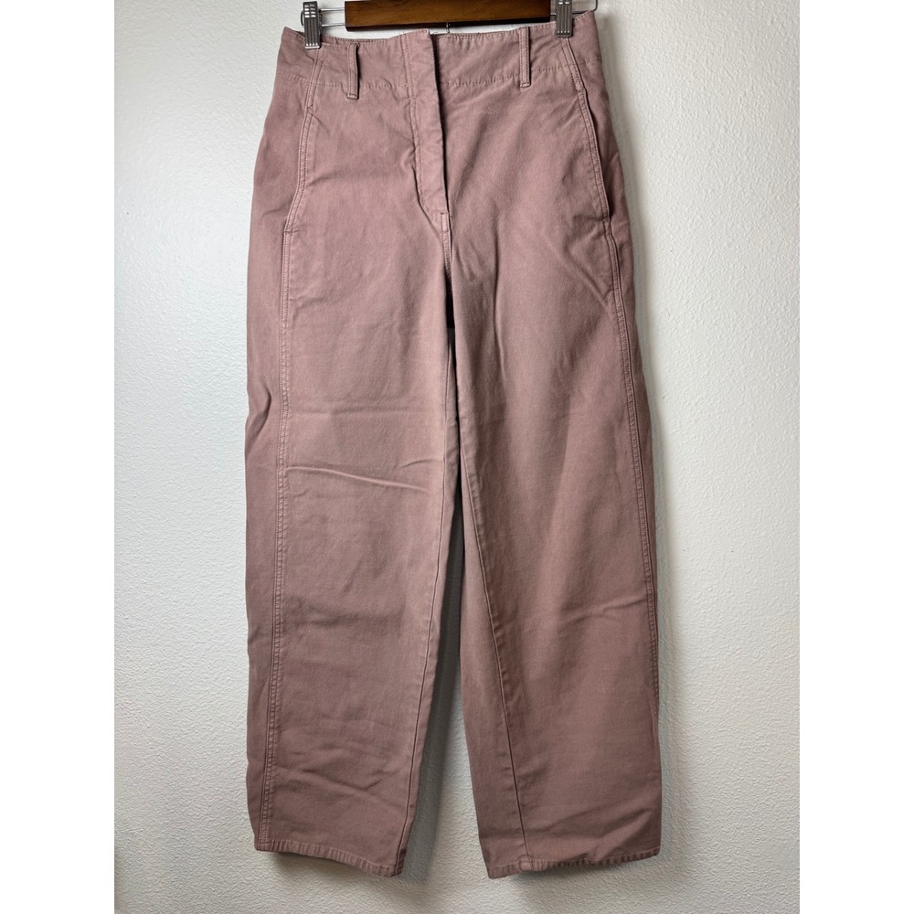 Wilfred Free Aritzia Wide Leg High Rise Pants Mauve Pink Size 4 Workwear Casual